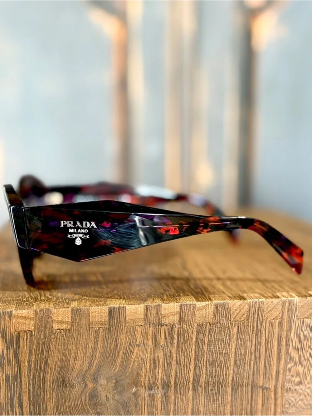 Prada – Sunglasses – Symbole PR 07YS – Honey Havana – Sz. OS - Picture 6 of 10